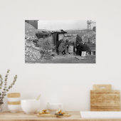 Poster Chômeurs et sans-abri 1938 (Cuisine)