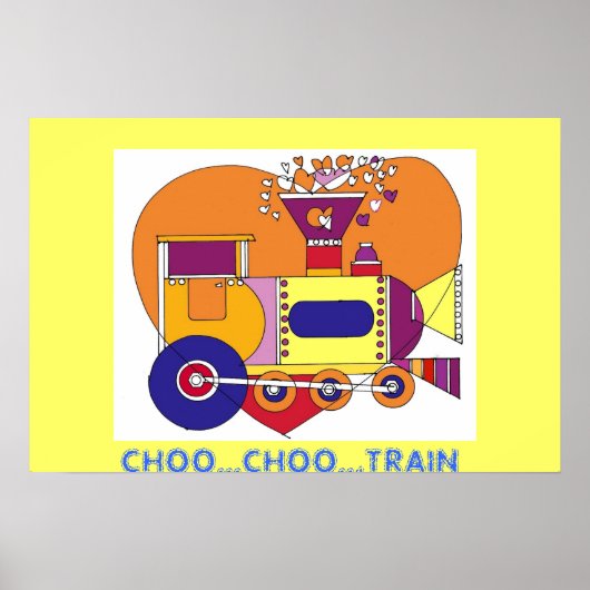 POSTER CHOO...CHOO...TRAIN (Devant)