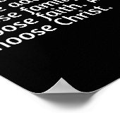 Poster Choose Christ Prayer Courage Beauty Family, Advent (Coin)