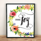 Poster Choose Joy Art