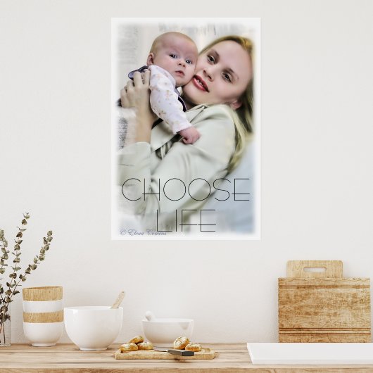 POSTER CHOOSE LIFE (Cuisine)