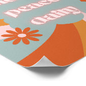 Poster Choose Peace Daily – Minimalist Motivational desig (Coin)