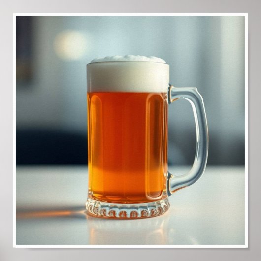 Poster Chope à bière (Devant)