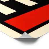 Poster Chope-toi | Vampire rétro (Coin)