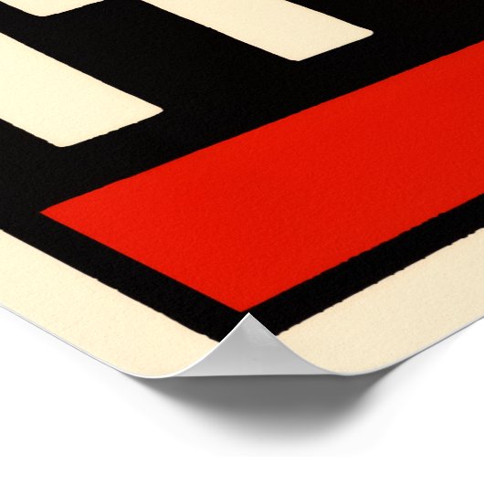 Poster Chope-toi | Vampire rétro (Coin)