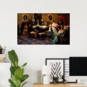 Poster Chopin Jouer le piano (Bureau à domicile)