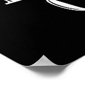 Poster Chopin Portrait Musique classique (Coin)