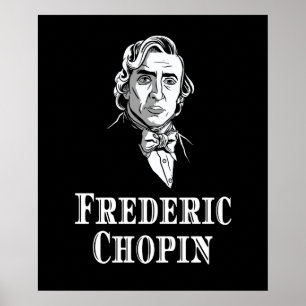 Poster Chopin Portrait Musique classique