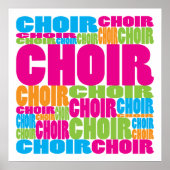 Poster Chorale colorée (Devant)