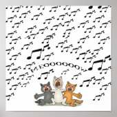 Poster Chorale de chats (Devant)