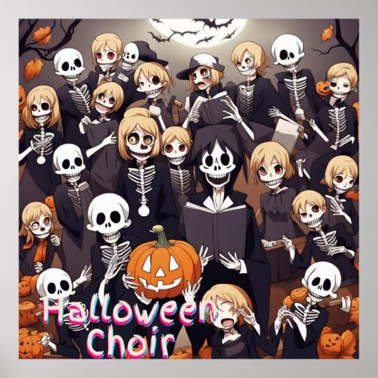 Poster Chorale d'Halloween (Devant)