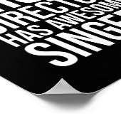 Poster Chorale metteur en scène musique drôle professeur  (Coin)