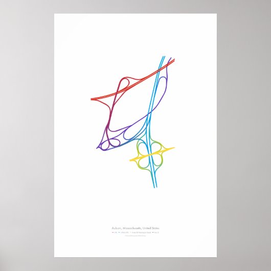 Poster Chorégraphie d'échange : Auburn, MA, États-Unis (Devant)