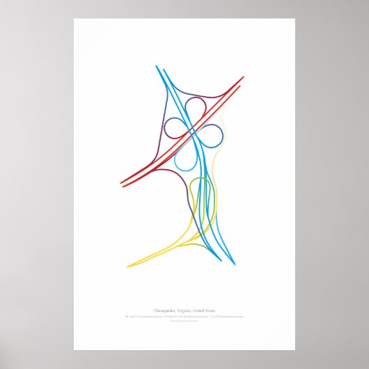 Poster Chorégraphie d'échange : Chesapeake, VA, États-Uni (Devant)