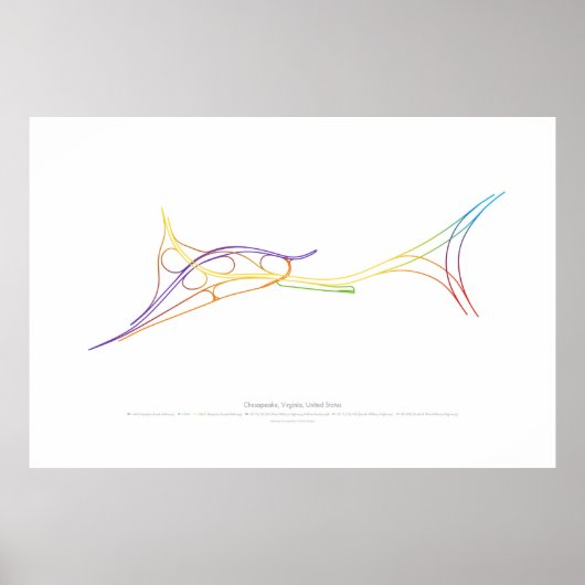 Poster Chorégraphie d'échange : Chesapeake, VA, US 1 (Devant)