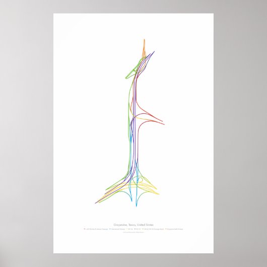Poster Chorégraphie d'échange : Grapevine, TX, États-Unis (Devant)