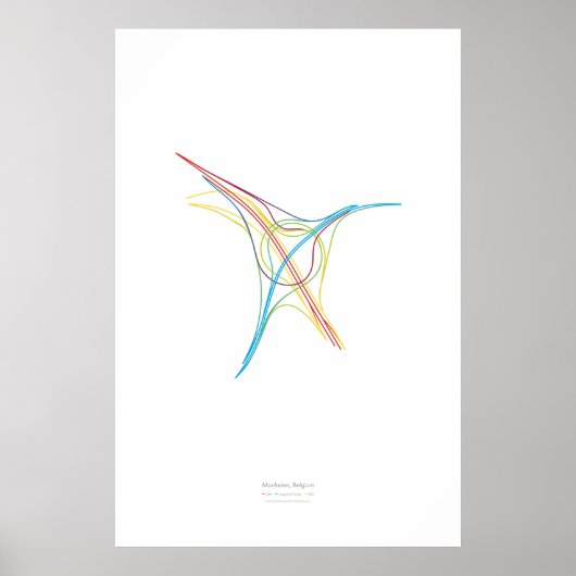 Poster Chorégraphie d'échange : Machelen, Belgique (Devant)