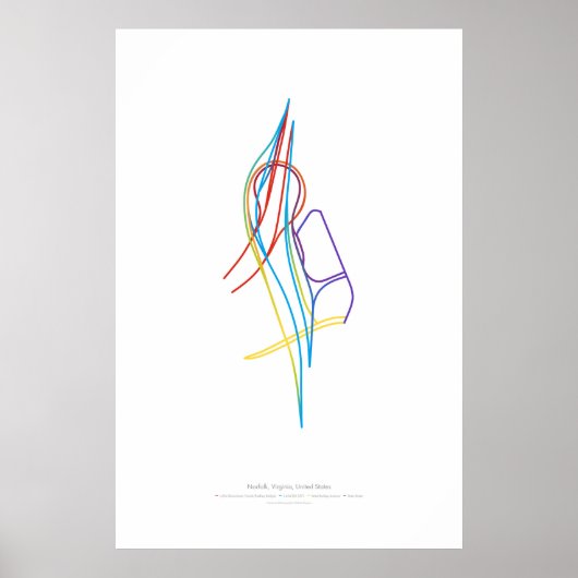 Poster Chorégraphie d'échange : Norfolk, VA, US 1 (Devant)