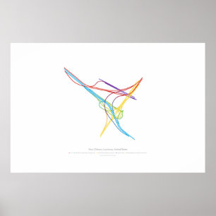 Poster Chorégraphie d'échange : Nouvelle-Orléans, LA, Éta