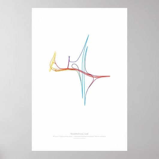 Poster Chorégraphie d'échange : Ramat HaSharon, Israël (Devant)