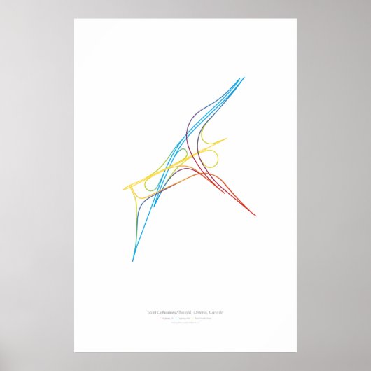 Poster Chorégraphie d'échange : Saint Catharines/Thorold (Devant)
