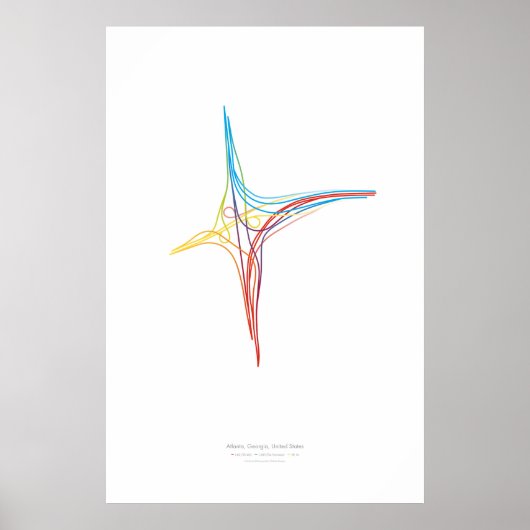 Poster Chorégraphie des échanges : Atlanta, GA, US (Devant)