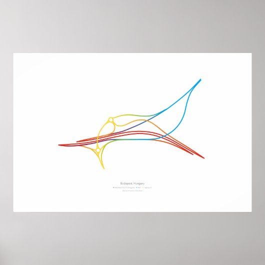 Poster Chorégraphie des échanges : Budapest, Hongrie (Devant)