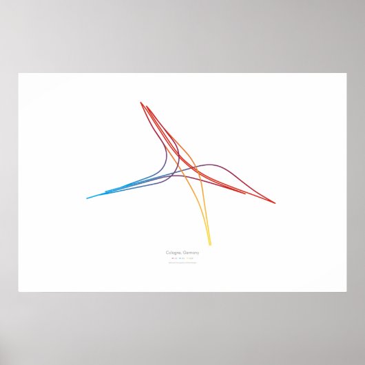 Poster Chorégraphie des échanges : Cologne, Allemagne (Devant)