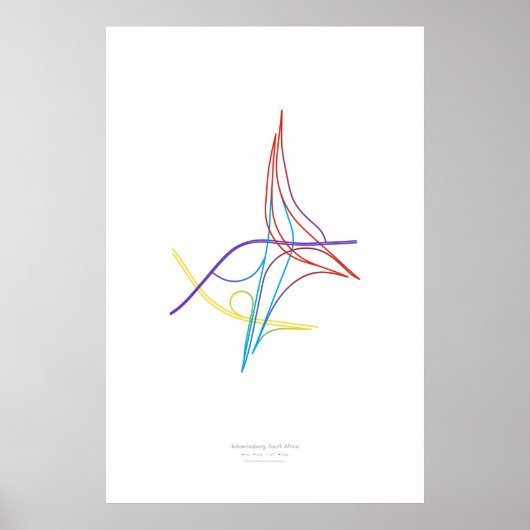Poster Chorégraphie des échanges : Johannesburg, Afr. du (Devant)