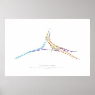 Poster Chorégraphie des échanges : Los Angeles, CA, États