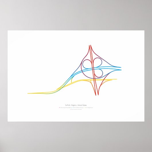 Poster Chorégraphie des échanges : Suffolk, VA, US (Devant)