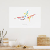 Poster Chorégraphie des échangeurs : Billings, MT, États- (Cuisine)