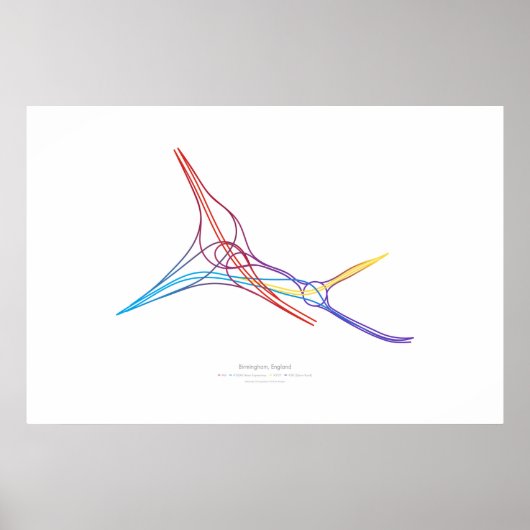 Poster Chorégraphie des échangeurs : Birmingham, Angleter (Devant)
