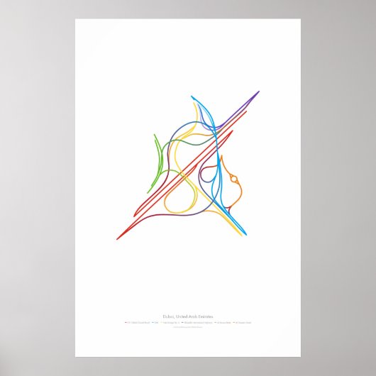 Poster Chorégraphie des échangeurs : Dubaï, EAU 2 (Devant)