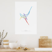 Poster Chorégraphie des échangeurs : Madrid, Espagne 1 (Cuisine)