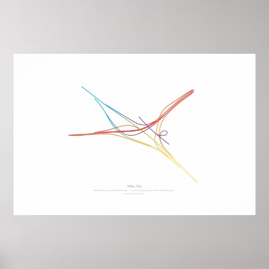 Poster Chorégraphie Interchange : Milan, Italie (Devant)