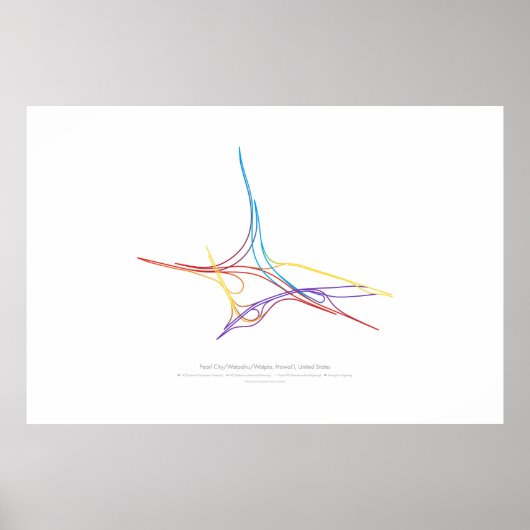 Poster Choroegraphie d'échange : Pearl City HI, États-Uni (Devant)