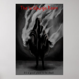 Poster Chose brûlée - un bon endroit à être mort