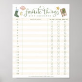 Poster Chose préférée Tracker d'échange de cadeaux Téléch (Devant)