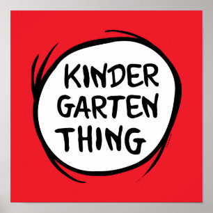 Poster Chose Une Chose Deux - Chose maternelle