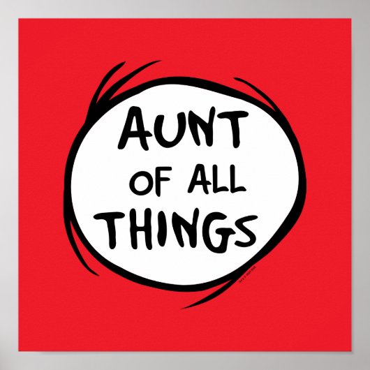 Poster Chose Une Chose Deux - Tante de toutes choses (Devant)