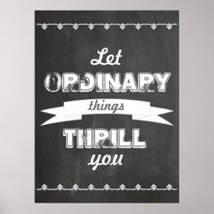 Poster Choses Ordinaires