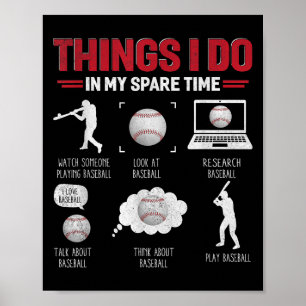 Poster Choses que je fais dans mon temps libre T-shirt dr