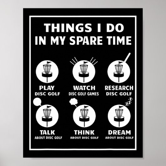 Poster Choses que je fais pendant mon temps libre Accesso (Devant)