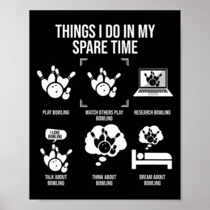 Poster Choses que je fais pendant mon temps libre Équipe