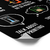 Poster Choses que je fais pendant mon temps libre Impress (Coin)