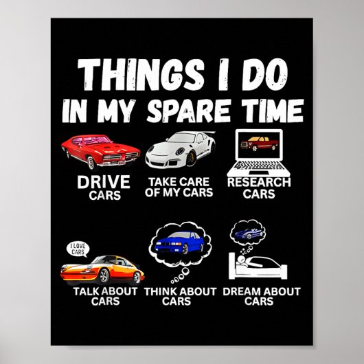Poster Choses que je fais pendant mon temps libre Passion (Devant)
