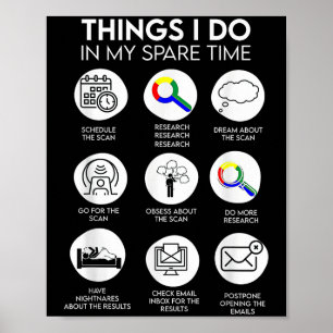 Poster Choses que je fais pendant mon temps libre Patient