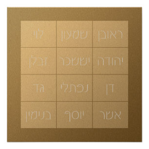 Poster Choshen Mishpat - le livre biblique sacerdotal