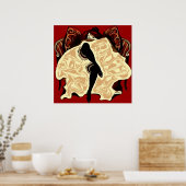 Poster Chou Chou Reddy Print (Cuisine)